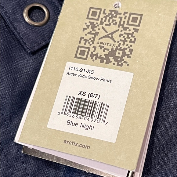 Unisex Cold Weather Kids Navy Blue Snow Pants Insulated Size XS (6/7) Winter - Picture 13 of 16